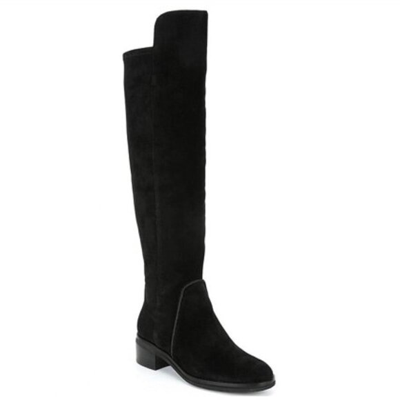Cole Haan Calgary Water Resistant OTK Boot over the knee black 5 NEW - Picture 2 of 7